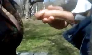 Busty Russian babe first time filmed in homemade porn