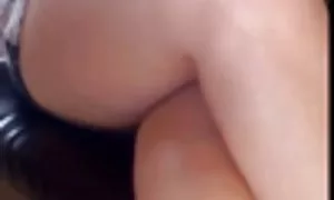The girl unexpectedly gets a multi-orgasm from a sex machine